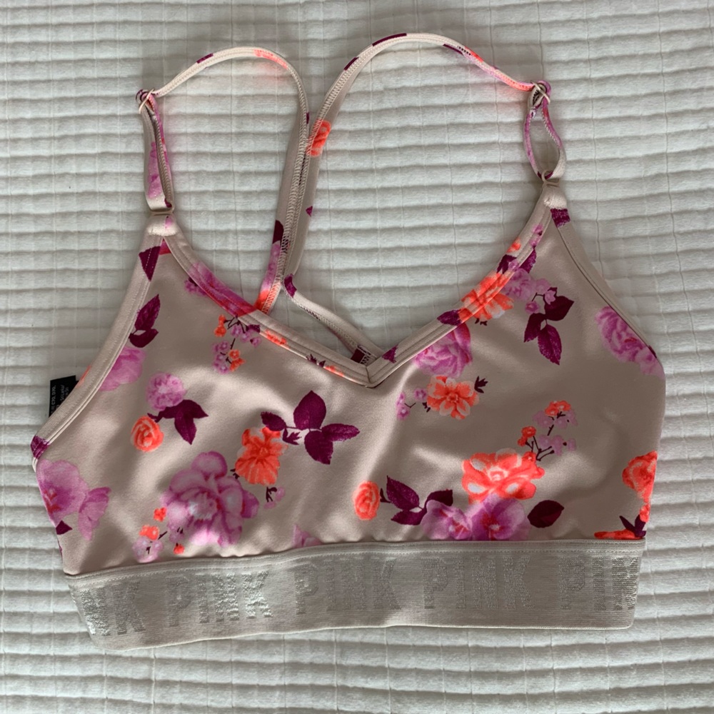 Victoria’s Secret PINK strapped razor back sports bra